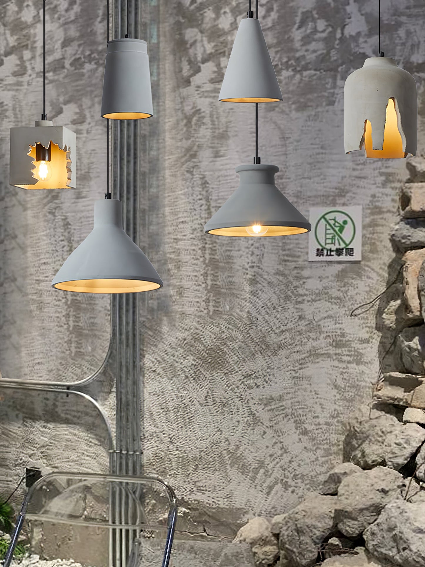 Cement Hanging Lamp