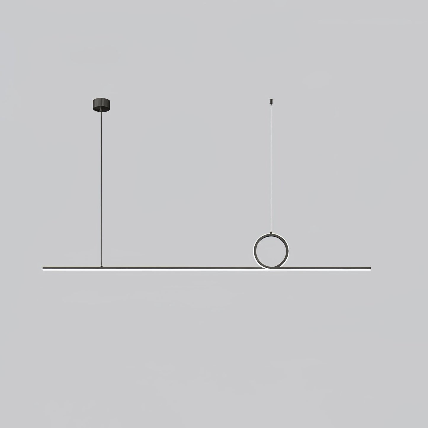 Centre Loop Linear Pendant Lamp