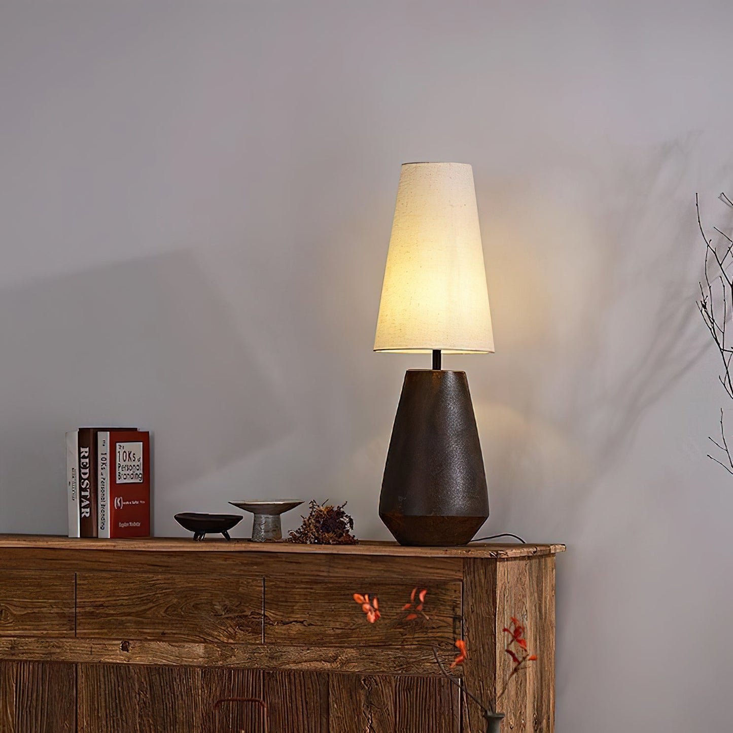 Ceramic Tapered Table Lamp