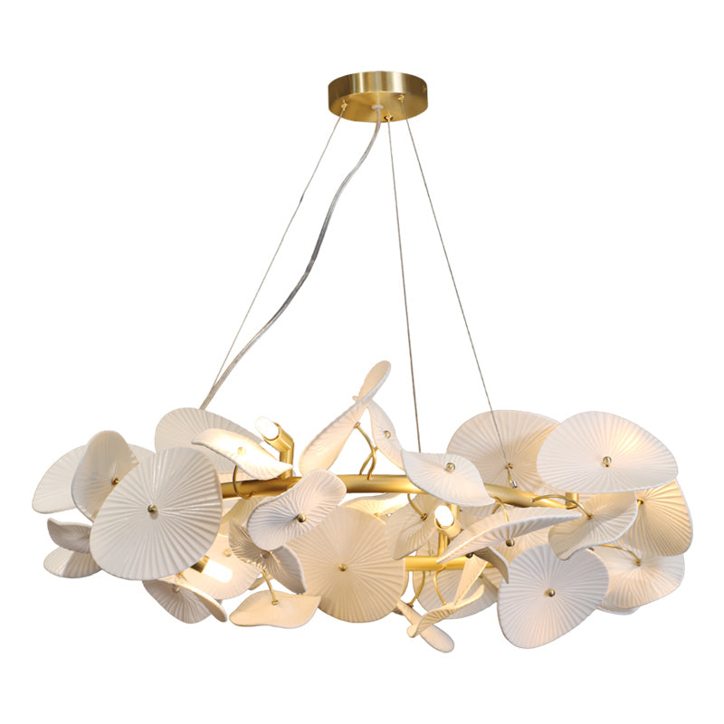 Ceramic Wreath Chandelier