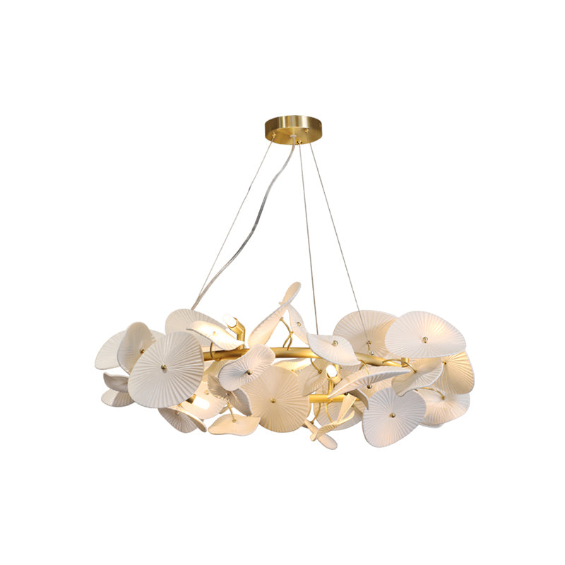 Ceramic Wreath Chandelier