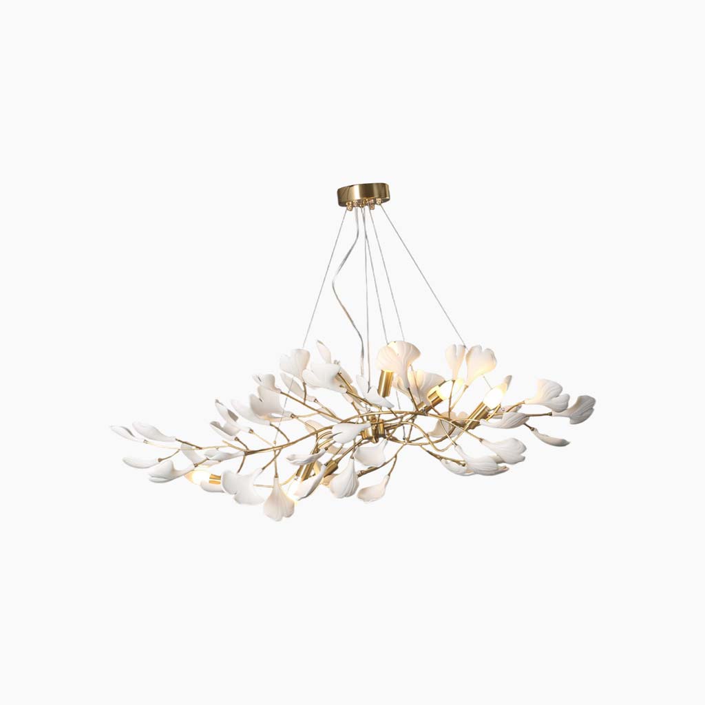 Chandelier Artistic Decorative Ginkgo Leaves