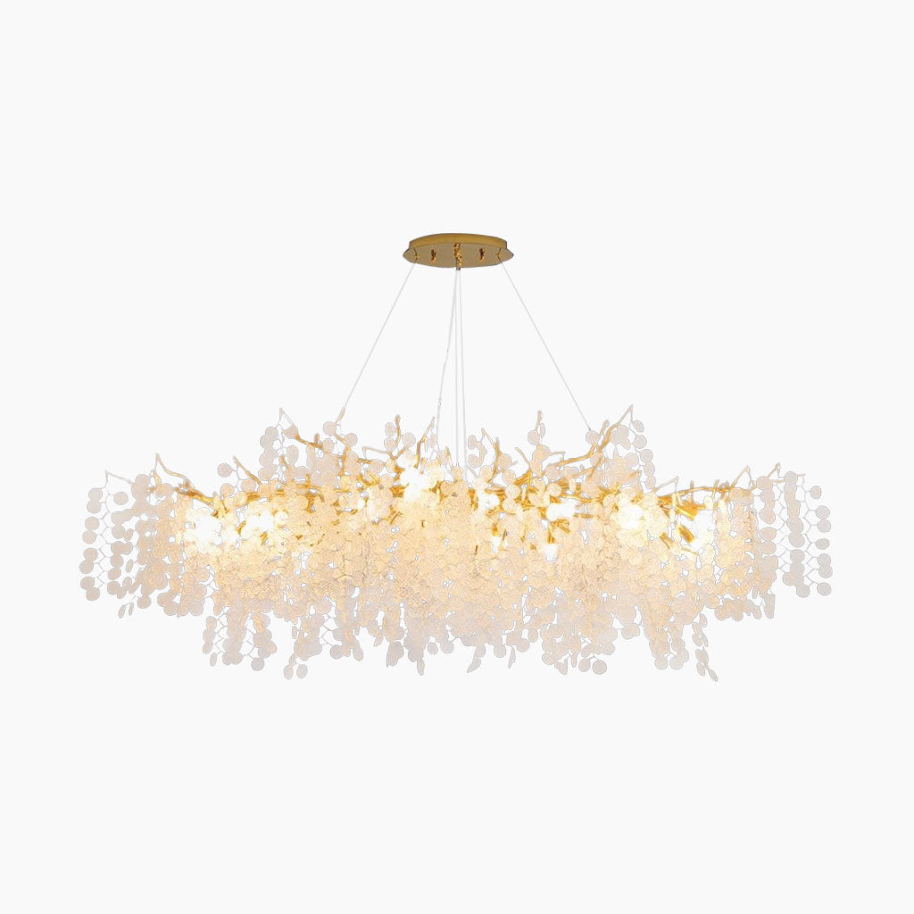 Chandelier Luxury Decorative Crystal Branch, Gold