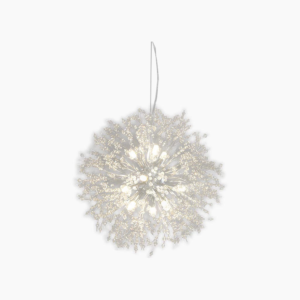 Chandelier Glamorous Dandelion Crystal, Gold/Silver
