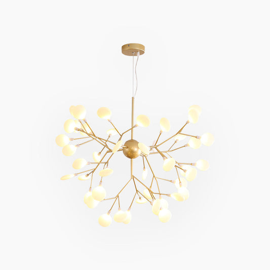 Chandelier Nordic Stunning Firefly Tree Branch, Gold