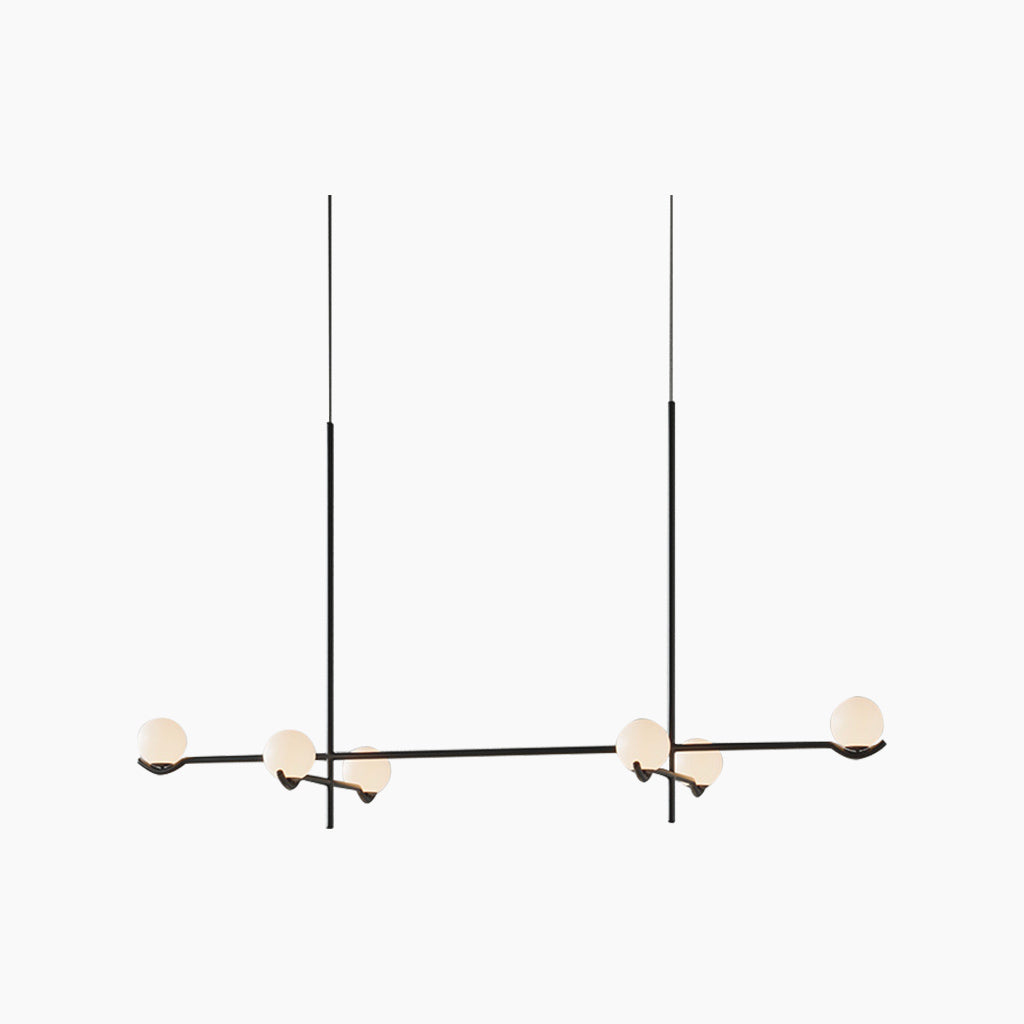 Chandelier Pendant Light Minimalist Elegant Multi Bulb Glass Ball