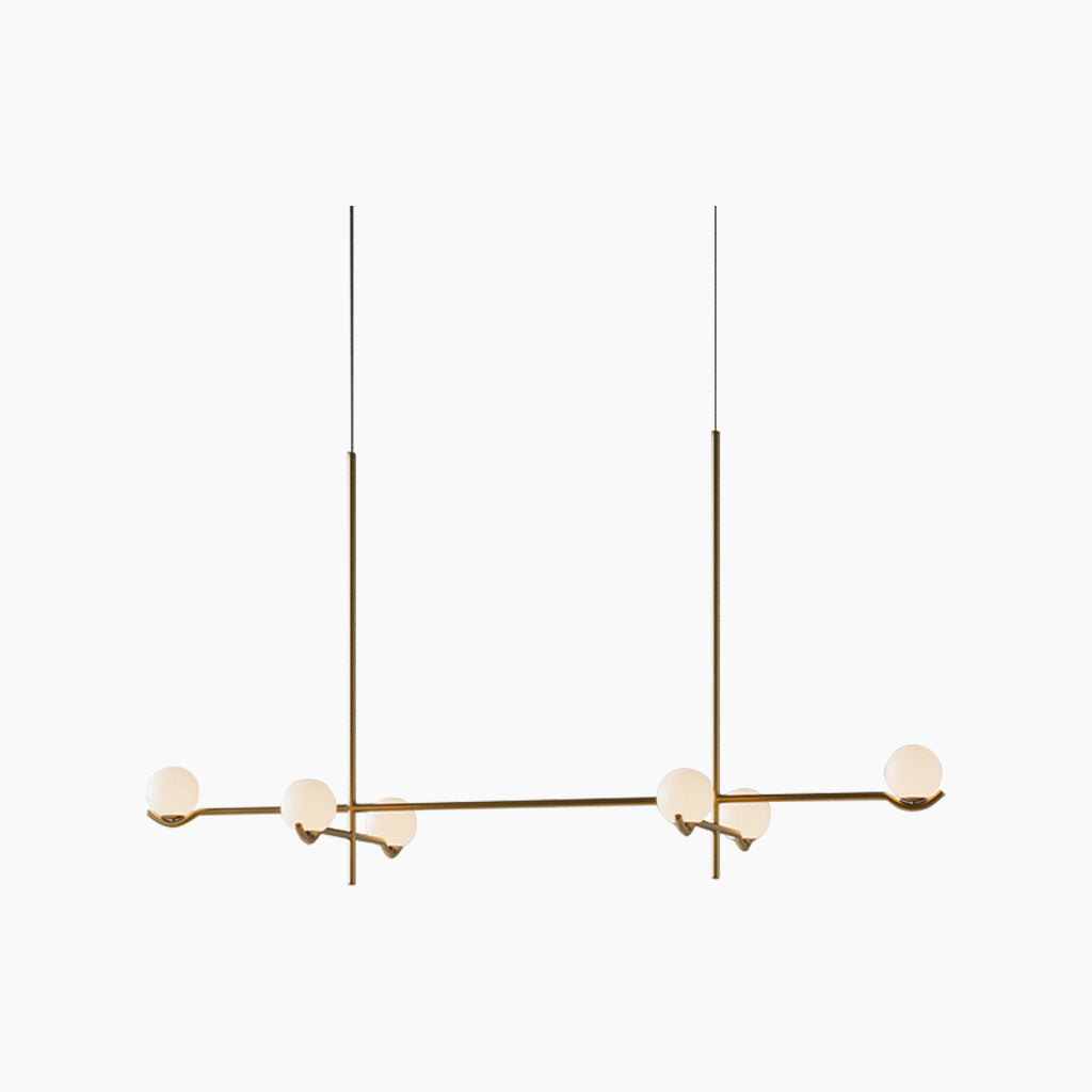 Chandelier Pendant Light Minimalist Elegant Multi Bulb Glass Ball