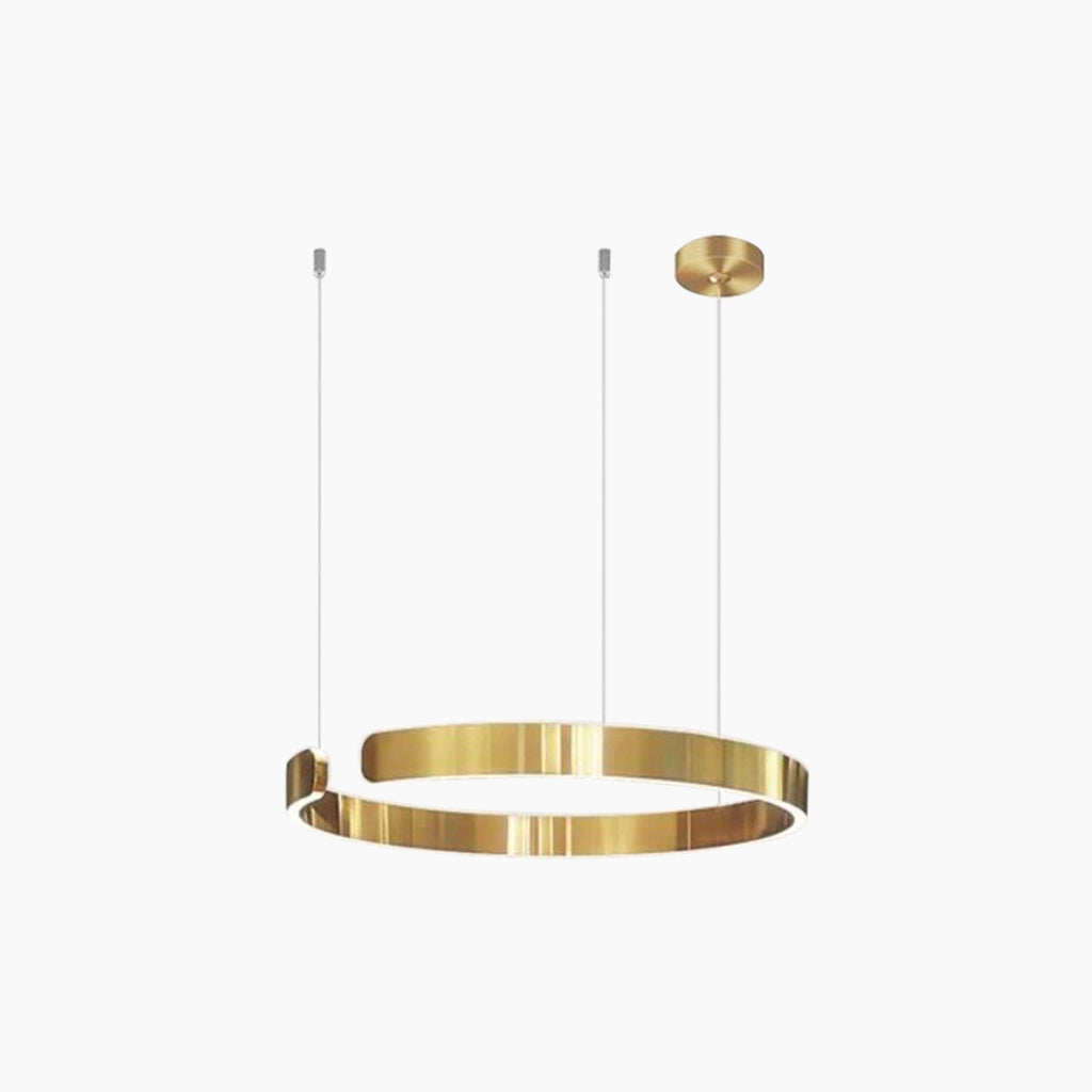 Chandelier Minimalist Stylish Hanging Circular Ring LED, 4 Colors