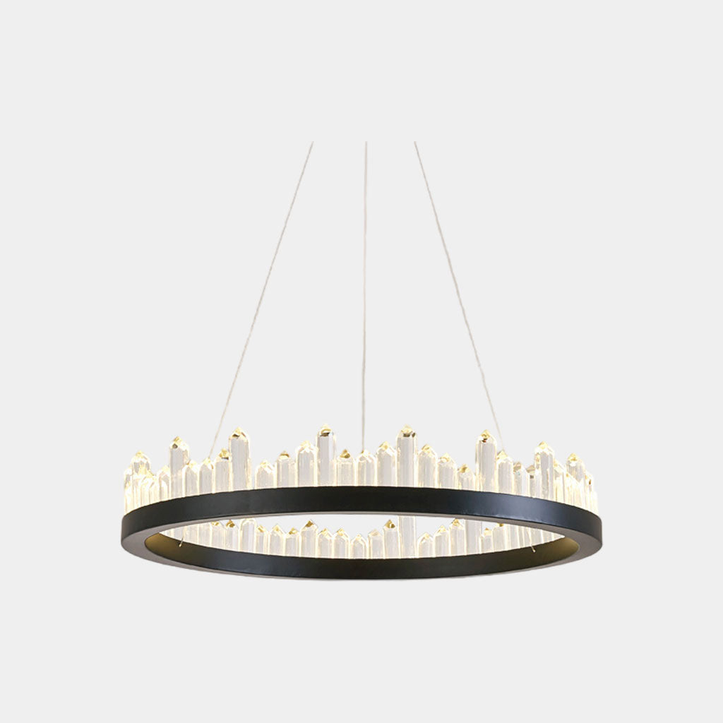 Chandelier Modern Luxury Crystal Circle Round / Rectangle