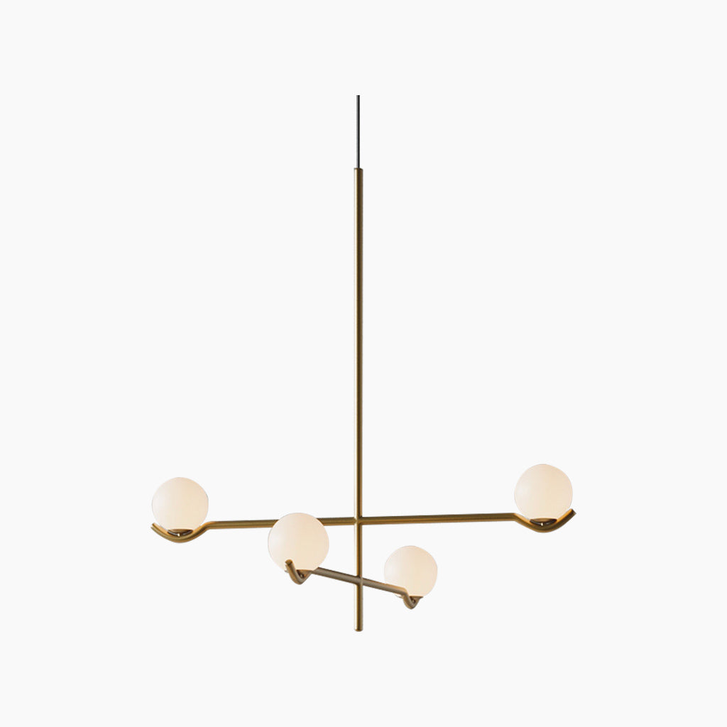 Chandelier Pendant Light Minimalist Elegant Multi Bulb Glass Ball