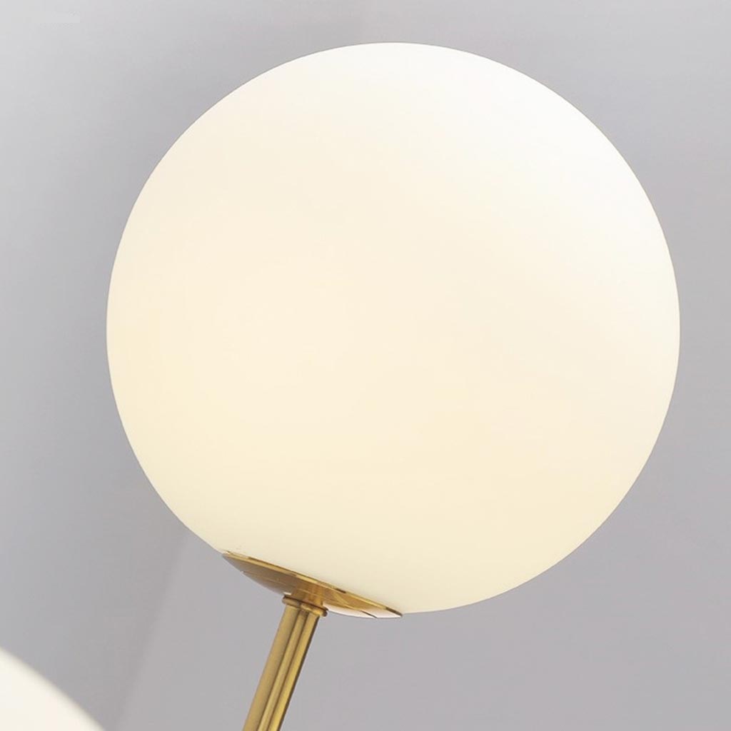 Chandelier Modern Nordic Sputnik Glass Globe, Chrome/Gold