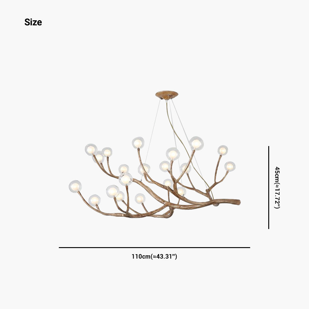 Chandelier Nordic Decorative Tree Branch, 8-42 Lights