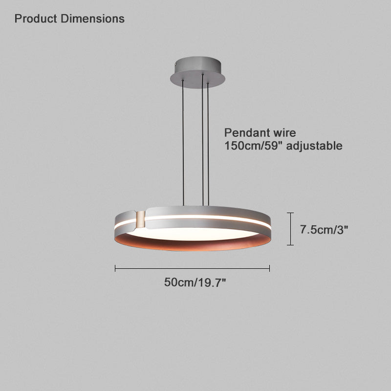 WOMO Bracelet Round Pendant Ceiling Light-WM1065