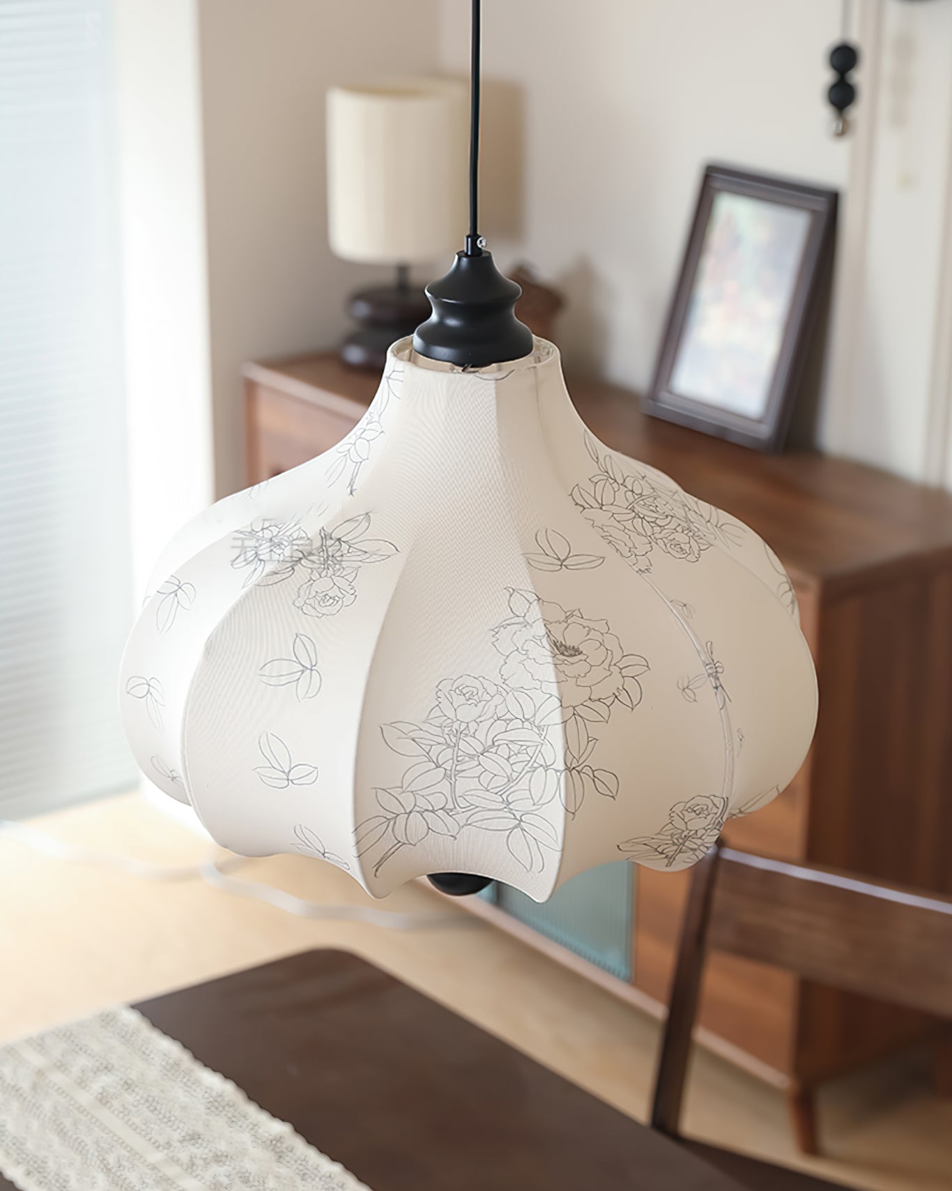 Chestnut Fabric Pendant Lamp