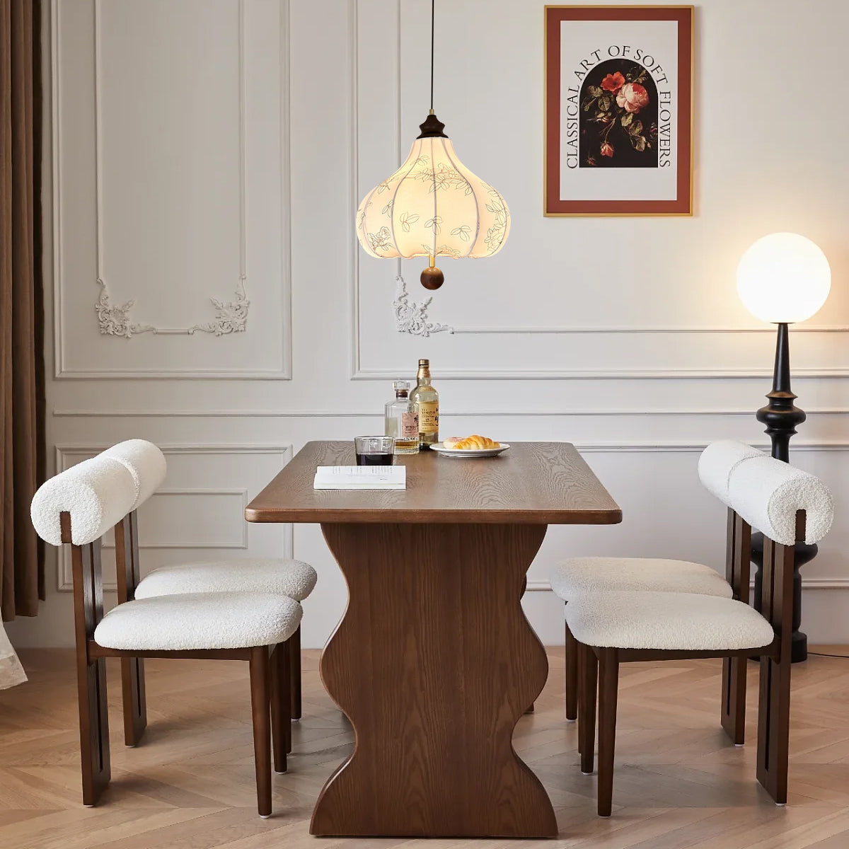 Chestnut Fabric Pendant Lamp