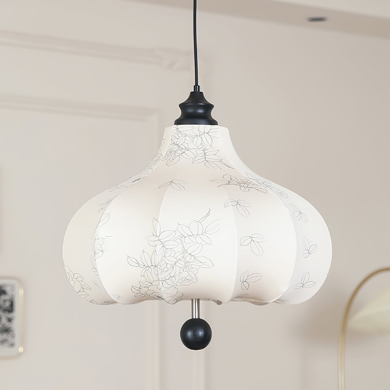 Chestnut Fabric Pendant Lamp