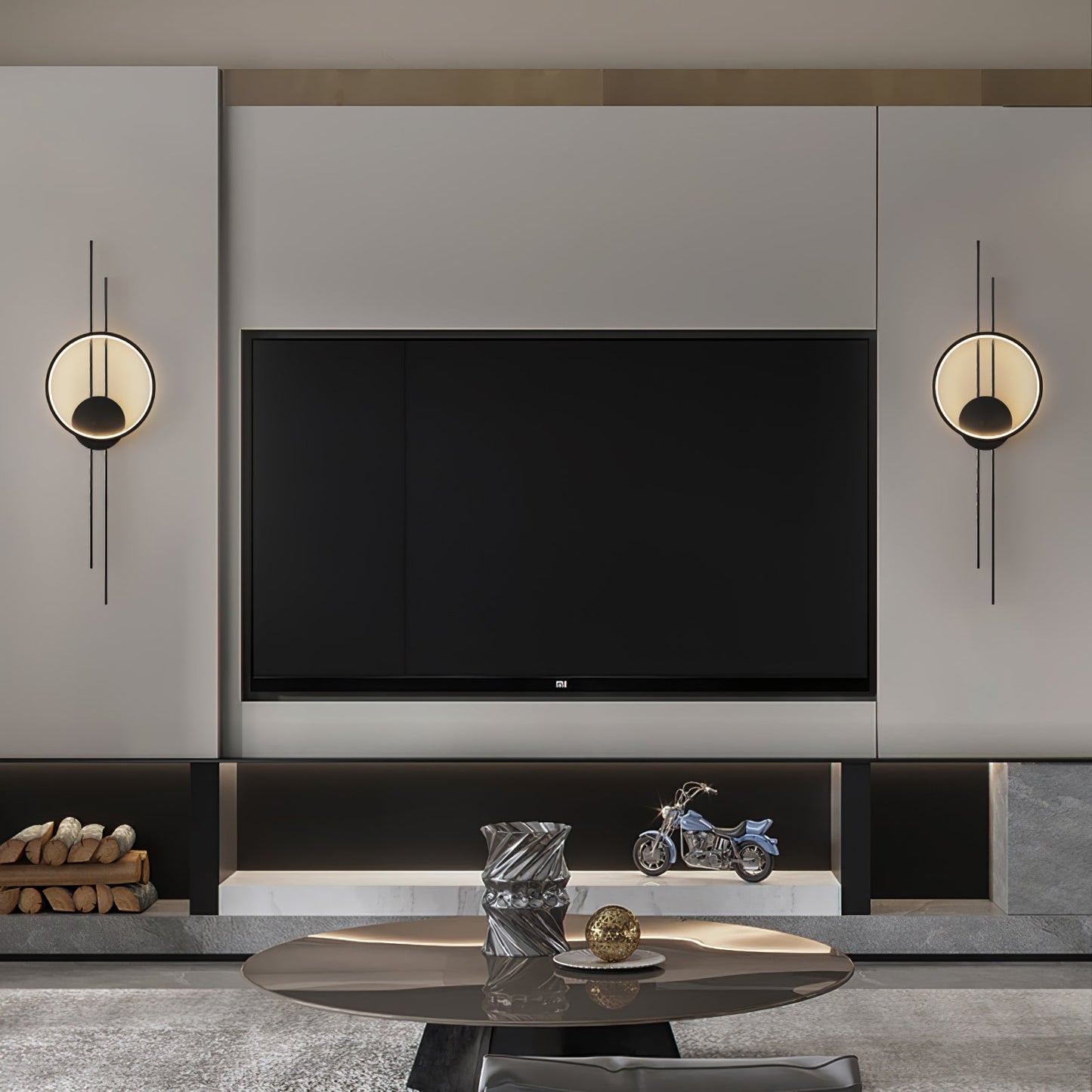 Circle And Line Wall Lamp