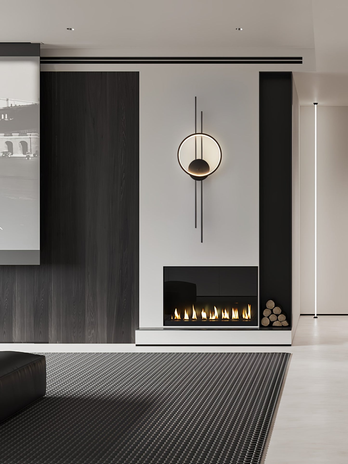 Circle And Line Wall Lamp