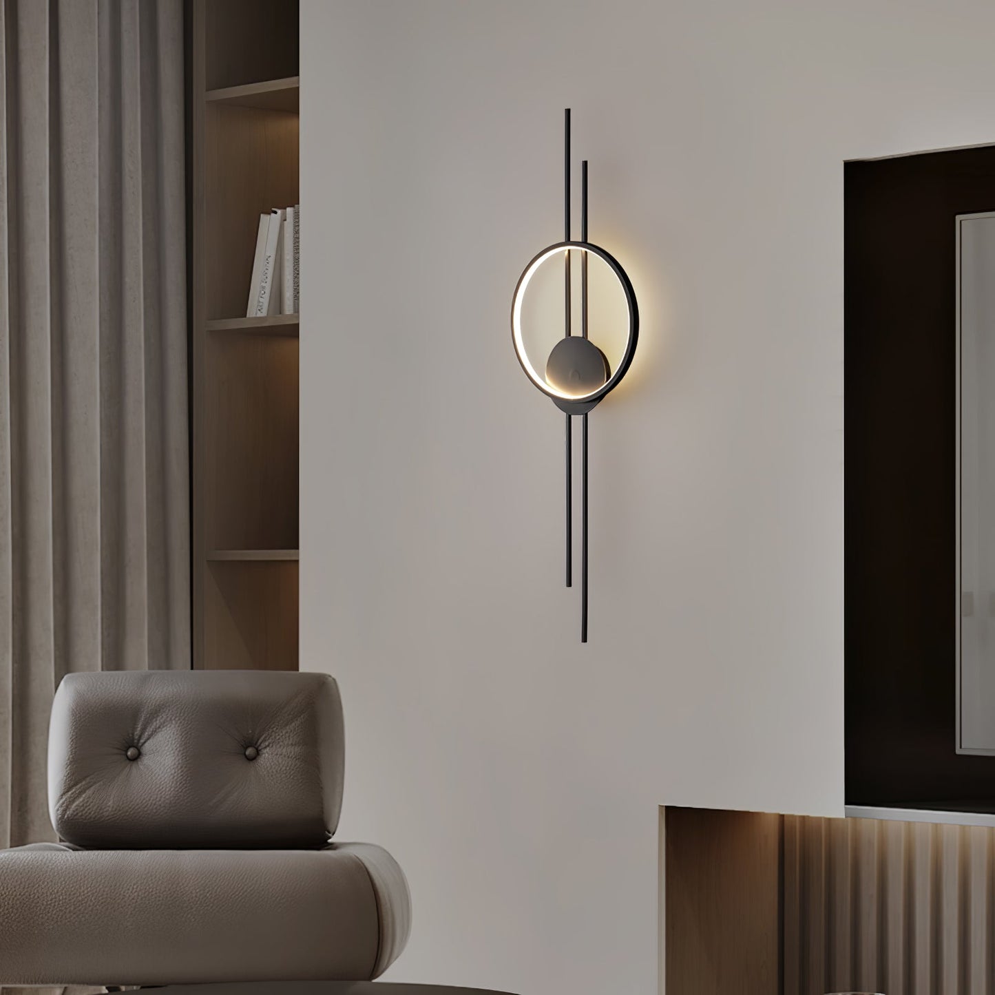 Circle And Line Wall Lamp