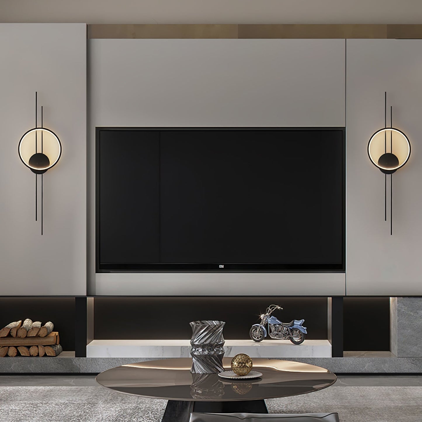 Circle And Line Wall Lamp