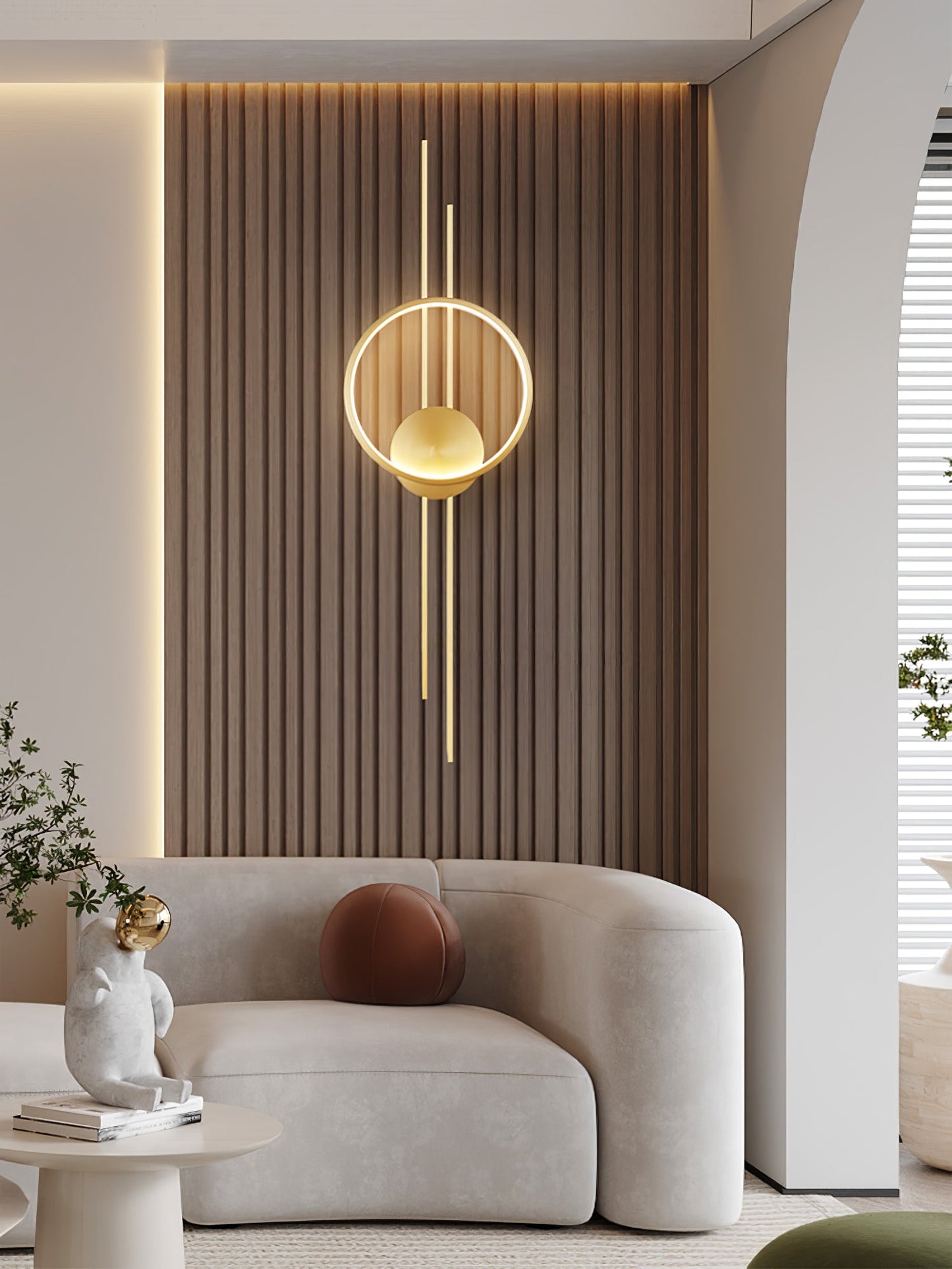 Circle And Line Wall Lamp