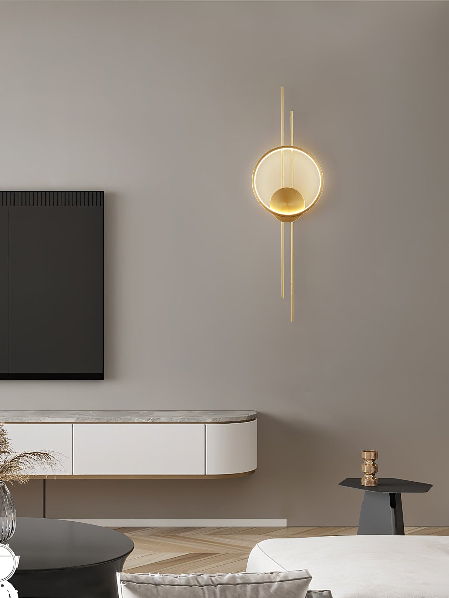 Circle And Line Wall Lamp