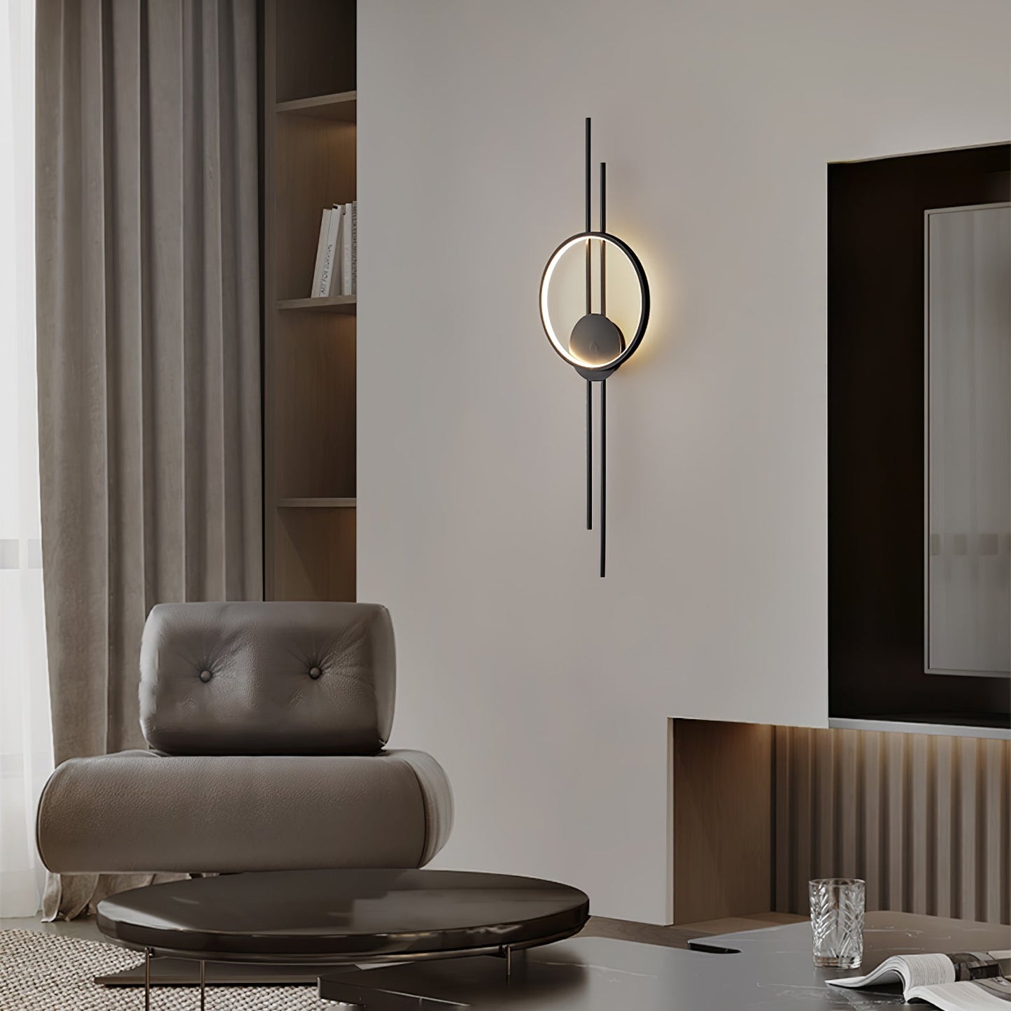 Circle And Line Wall Lamp
