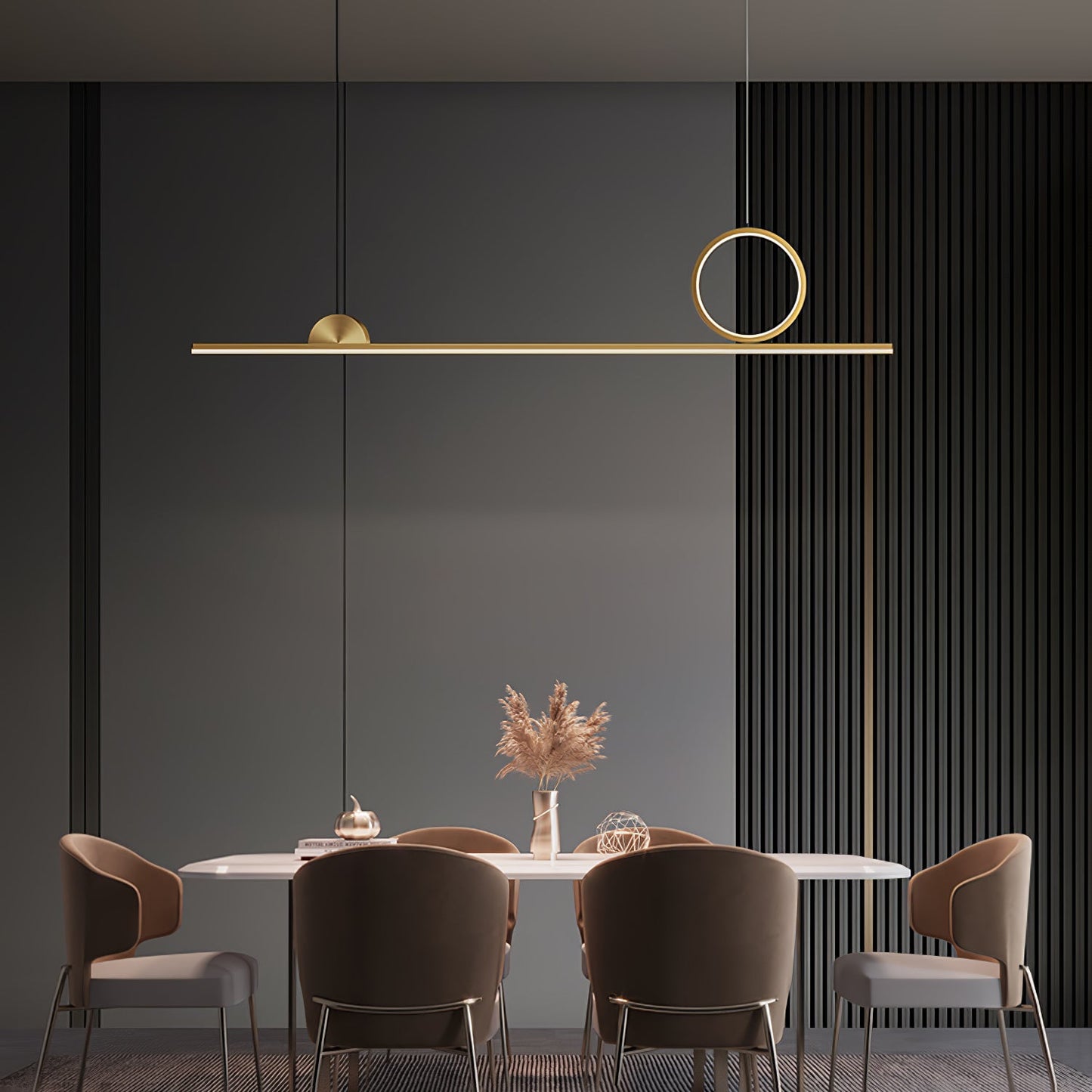 Circle Linear Pendant Lamp