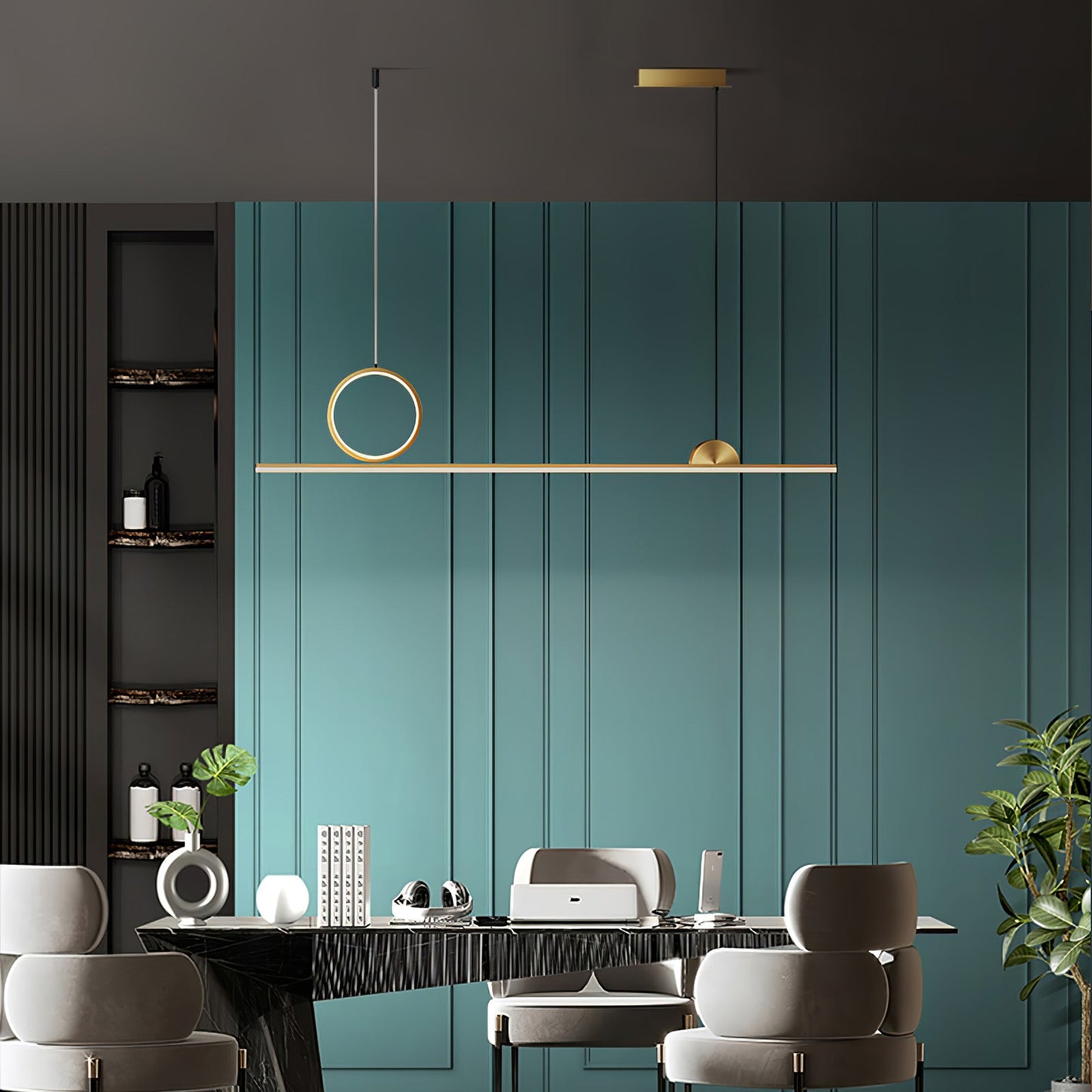Circle Linear Pendant Lamp