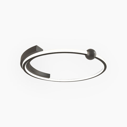 Flush Mount Ceiling Light Minimalist Circular Ring LED