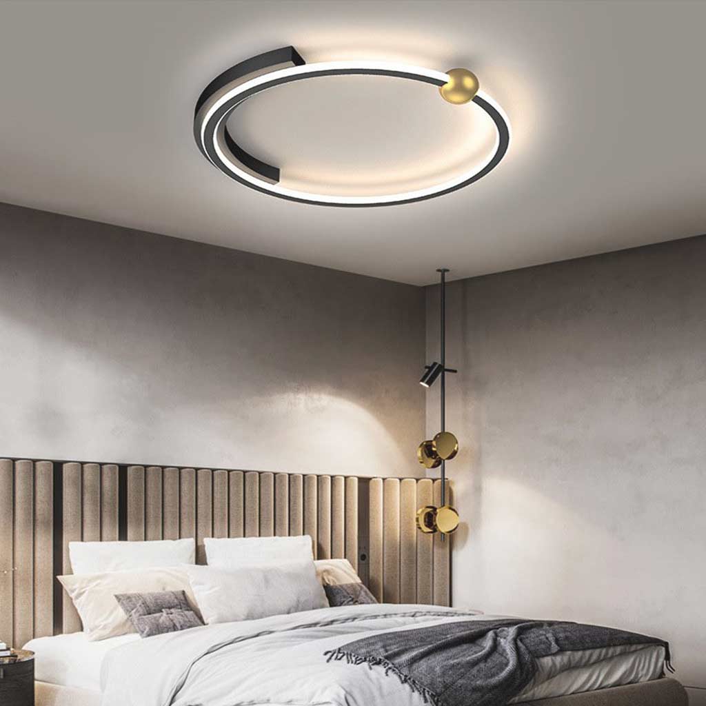 Flush Mount Ceiling Light Minimalist Circular Ring LED