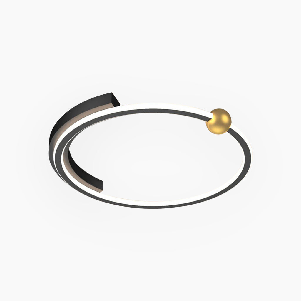 Flush Mount Ceiling Light Minimalist Circular Ring LED