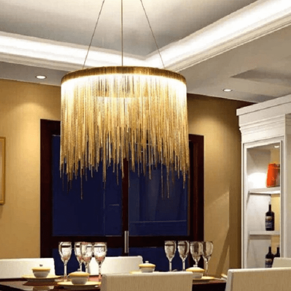 Detto - Circular LED Raindrop Chandelier