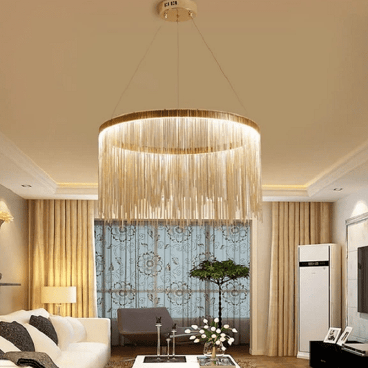 Detto - Circular LED Raindrop Chandelier