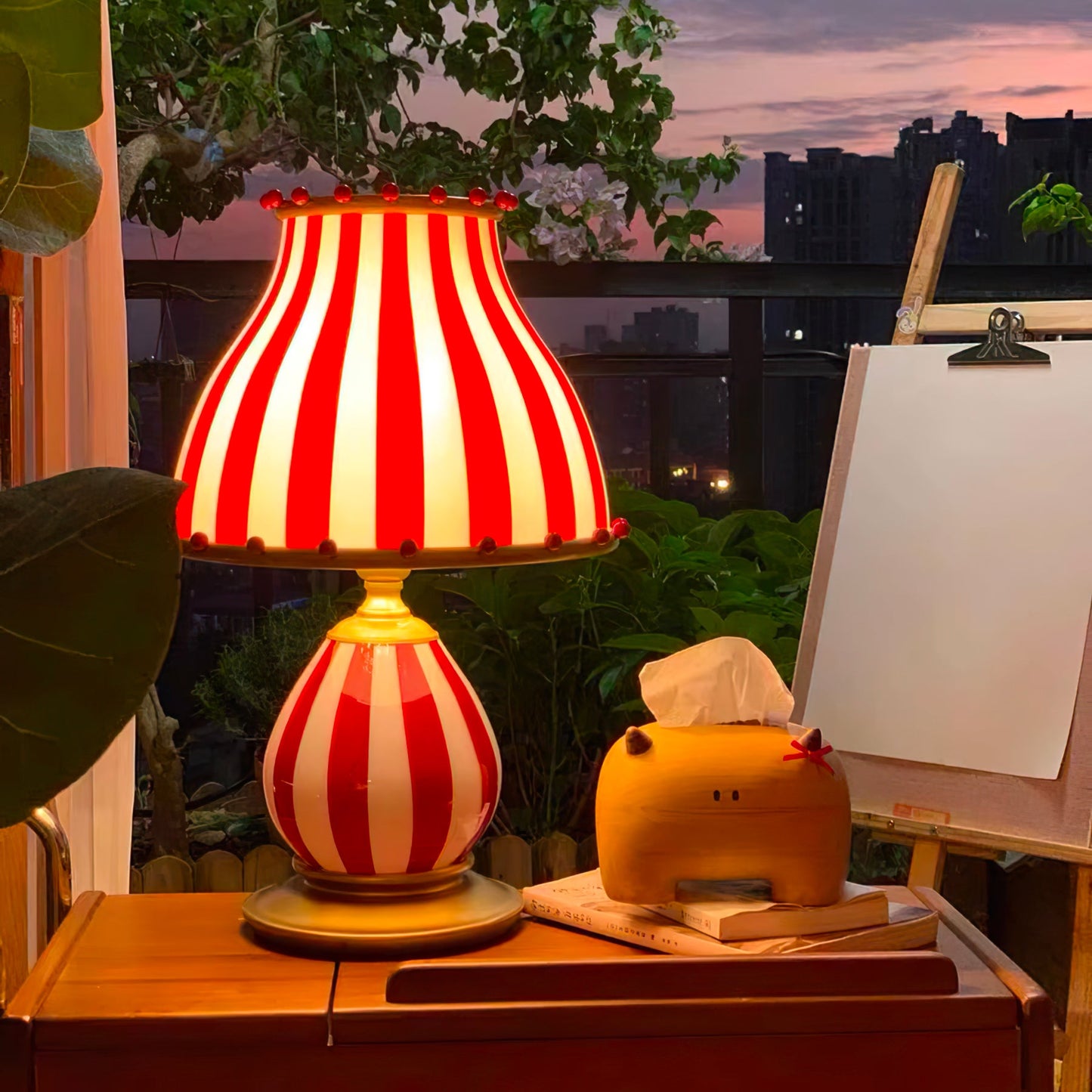 Circus Troup Table Lamp