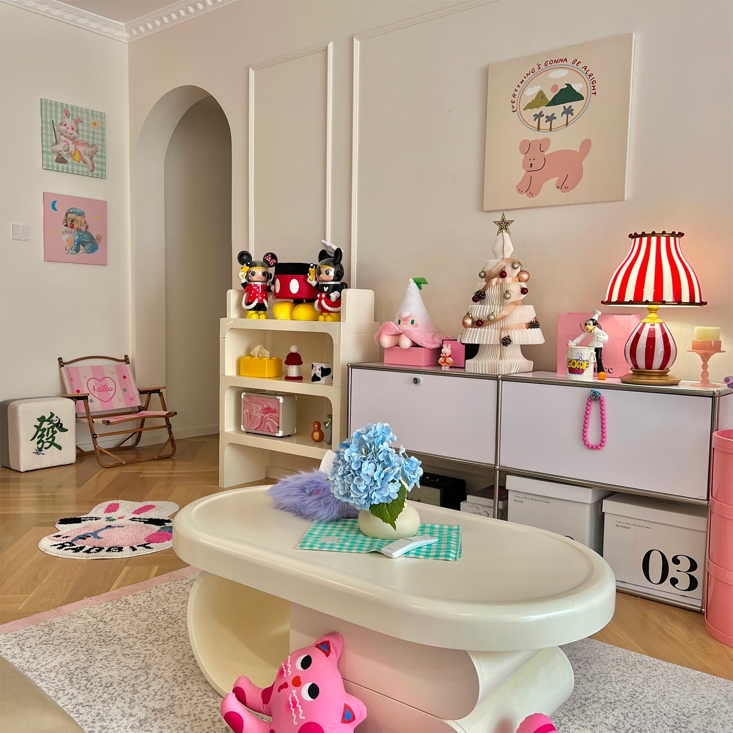 Circus Troup Table Lamp