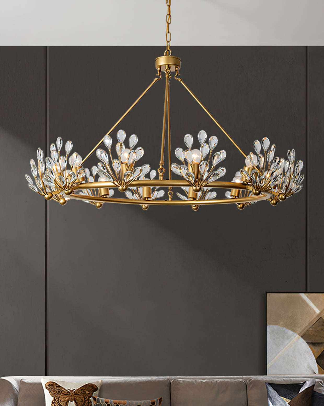 Clara Crystal Chandelier