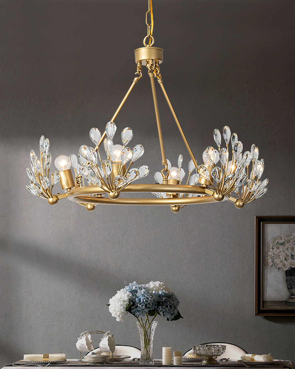 Clara Crystal Chandelier