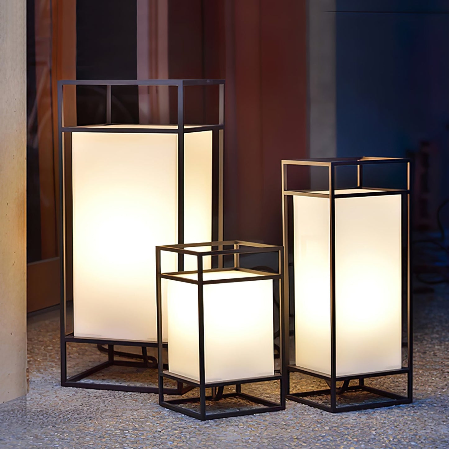 Cleo Lantern Outdoor Table Lamp