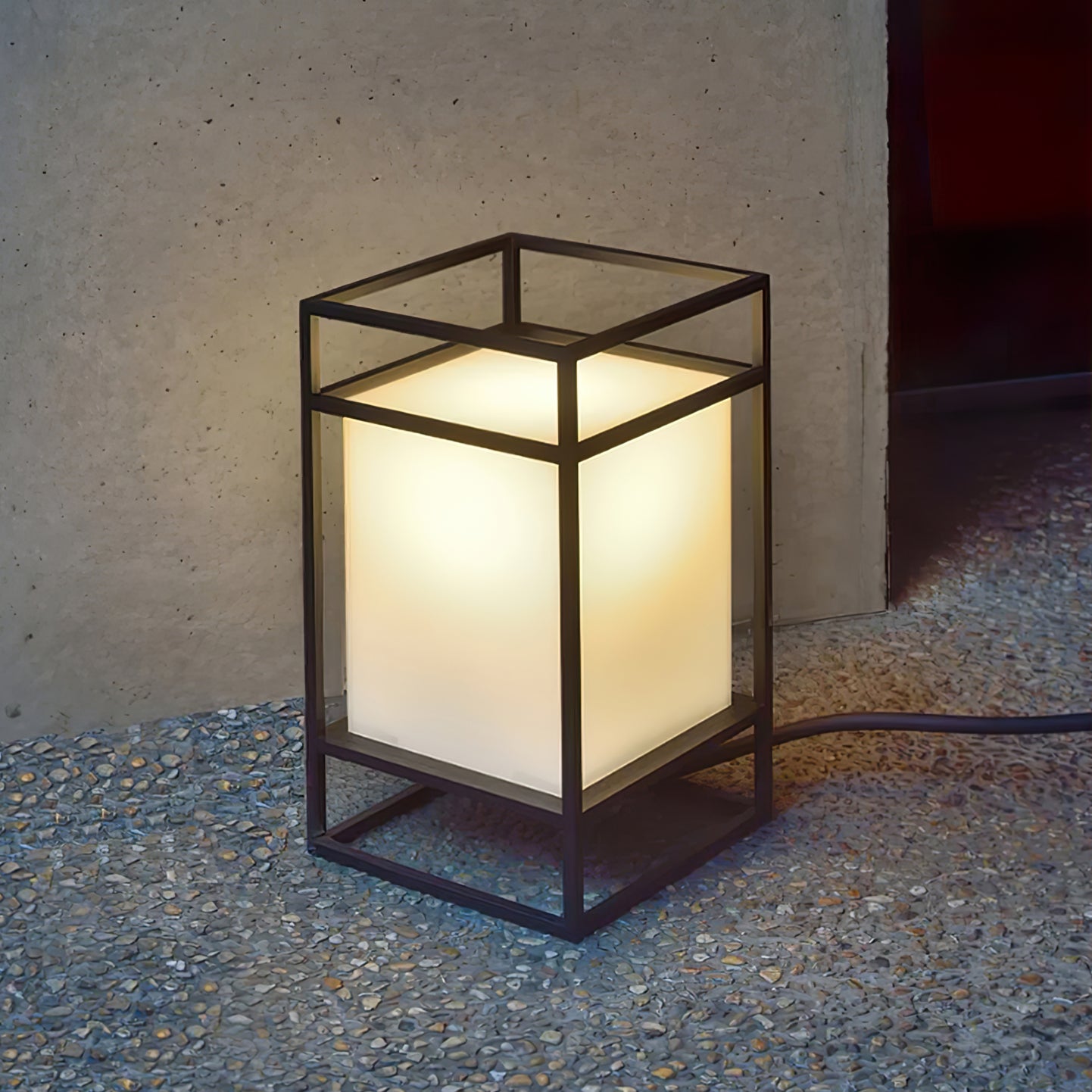 Cleo Lantern Outdoor Table Lamp
