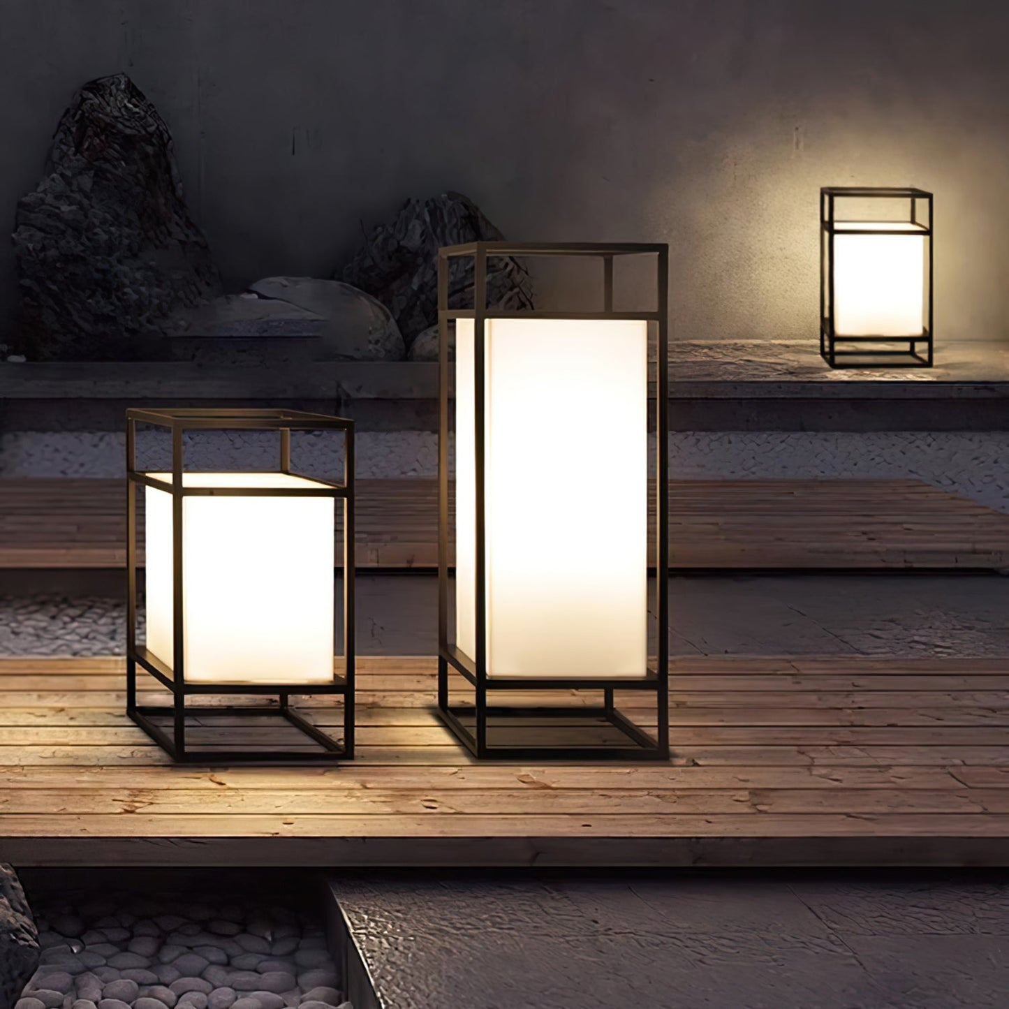 Cleo Lantern Outdoor Table Lamp