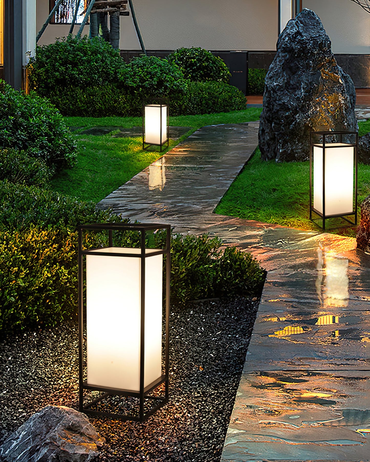 Cleo Lantern Outdoor Table Lamp