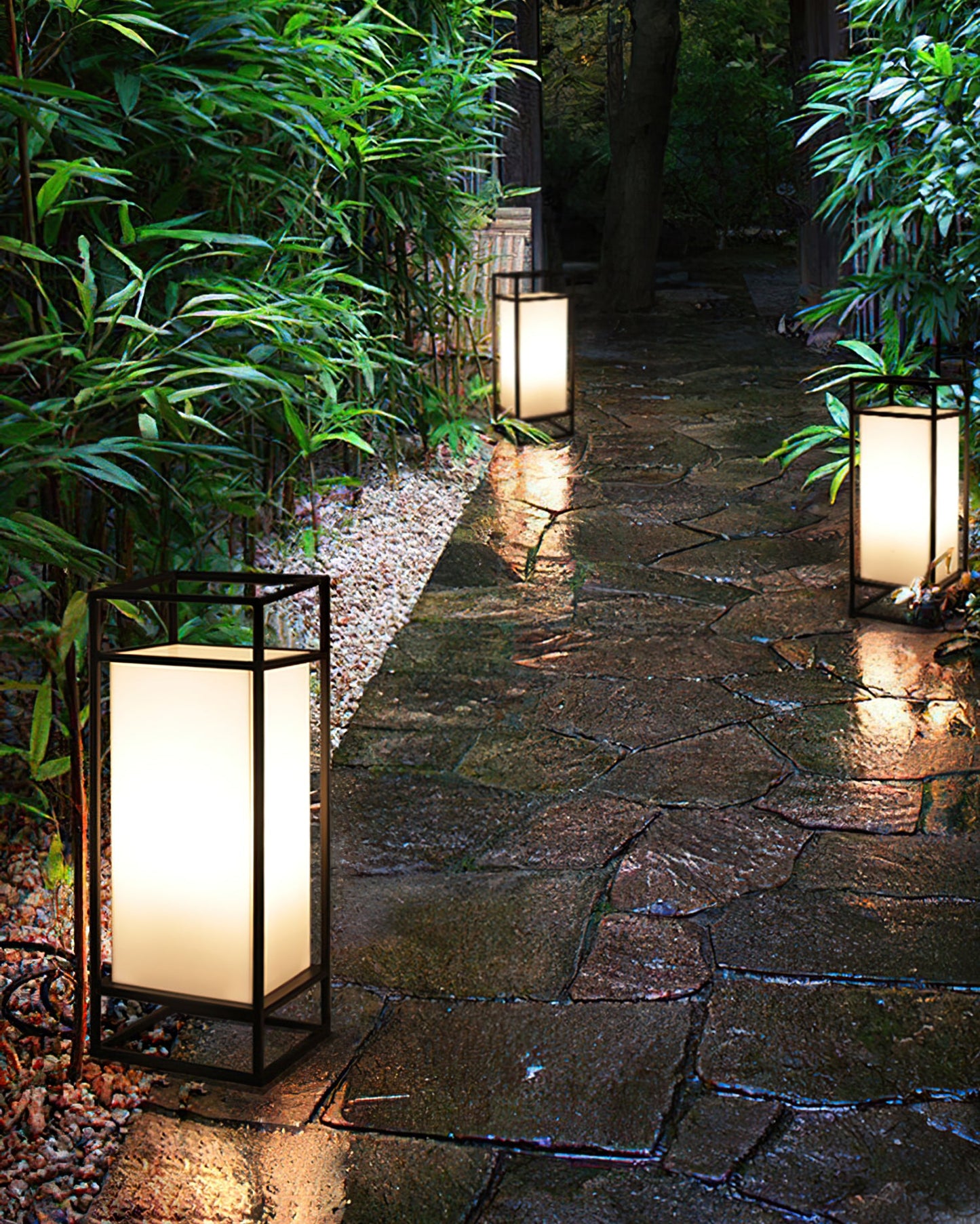 Cleo Lantern Outdoor Table Lamp
