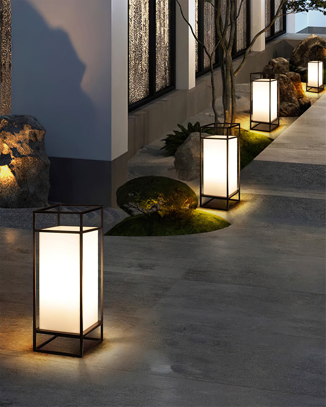 Cleo Lantern Outdoor Table Lamp