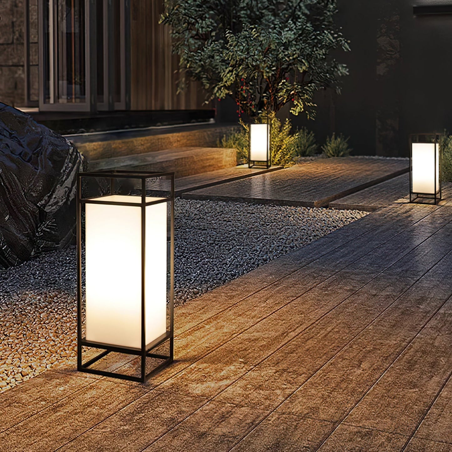 Cleo Lantern Outdoor Table Lamp