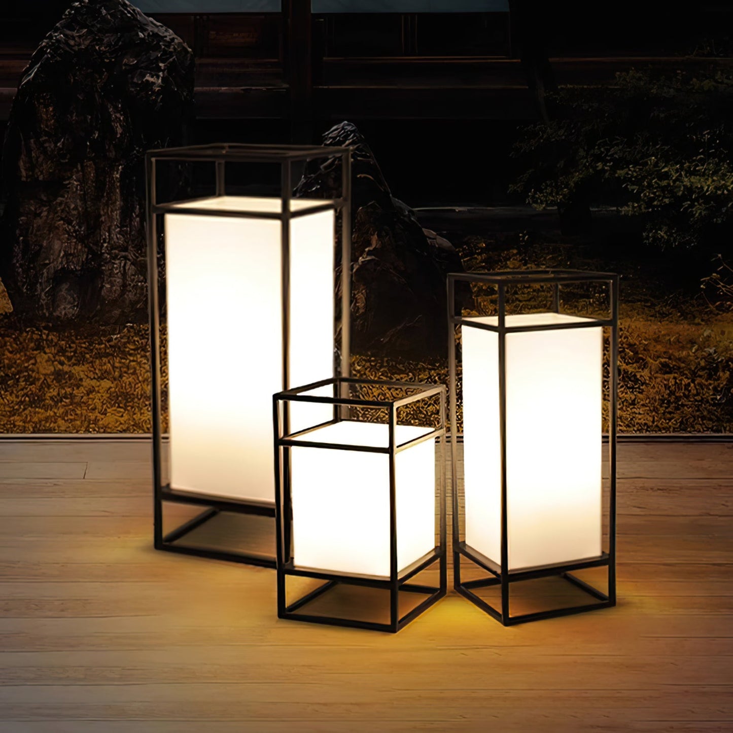 Cleo Lantern Outdoor Table Lamp