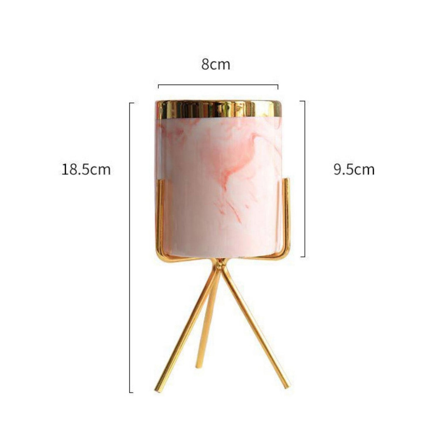 Colorful Marble Vase - Nordic Side - 