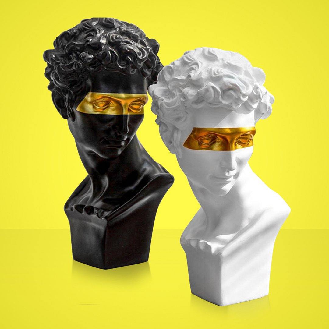 Original Medici Eyes Of David Statue - Nordic Side - 