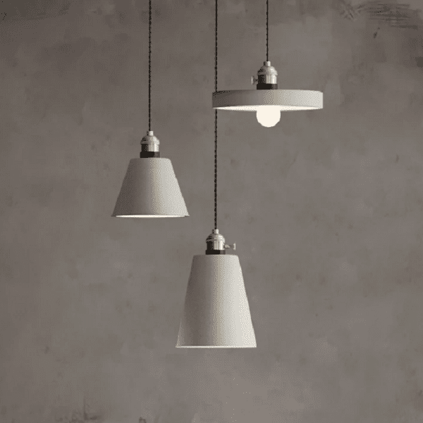 Concrete Vasa Minimalist Pendant Light