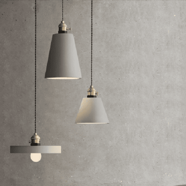 Concrete Vasa Minimalist Pendant Light